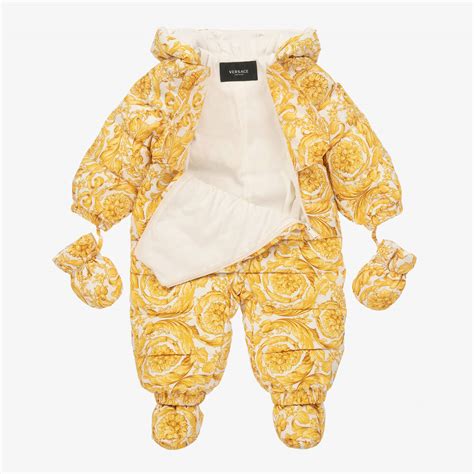 versace snowsuit|Versace Kids Barocco.